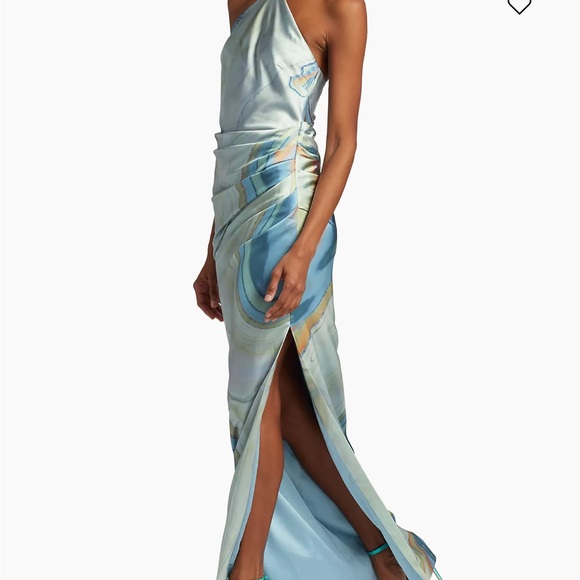 Jonathan simkhai size 0 laguna marble print dress - Picture 8 of 9